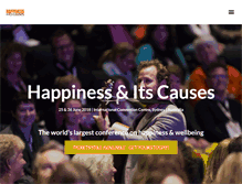 Tablet Screenshot of happinessanditscauses.com.au
